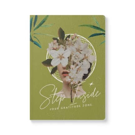 Gratitude Journal — "Step Inside" Softcover Floral Notebook