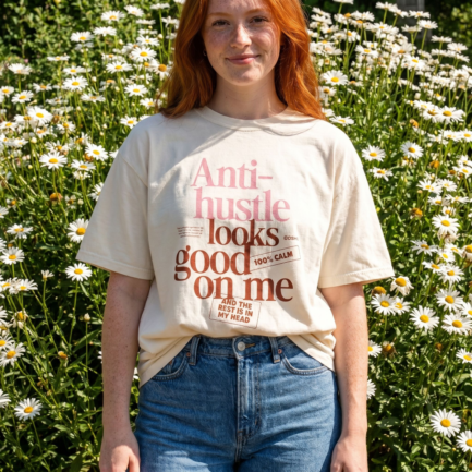 Anti-Hustle T-Shirt — Relaxed Graphic Tee