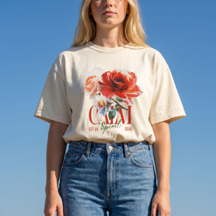 "Calm Spirit" Vintage Rose T-Shirt